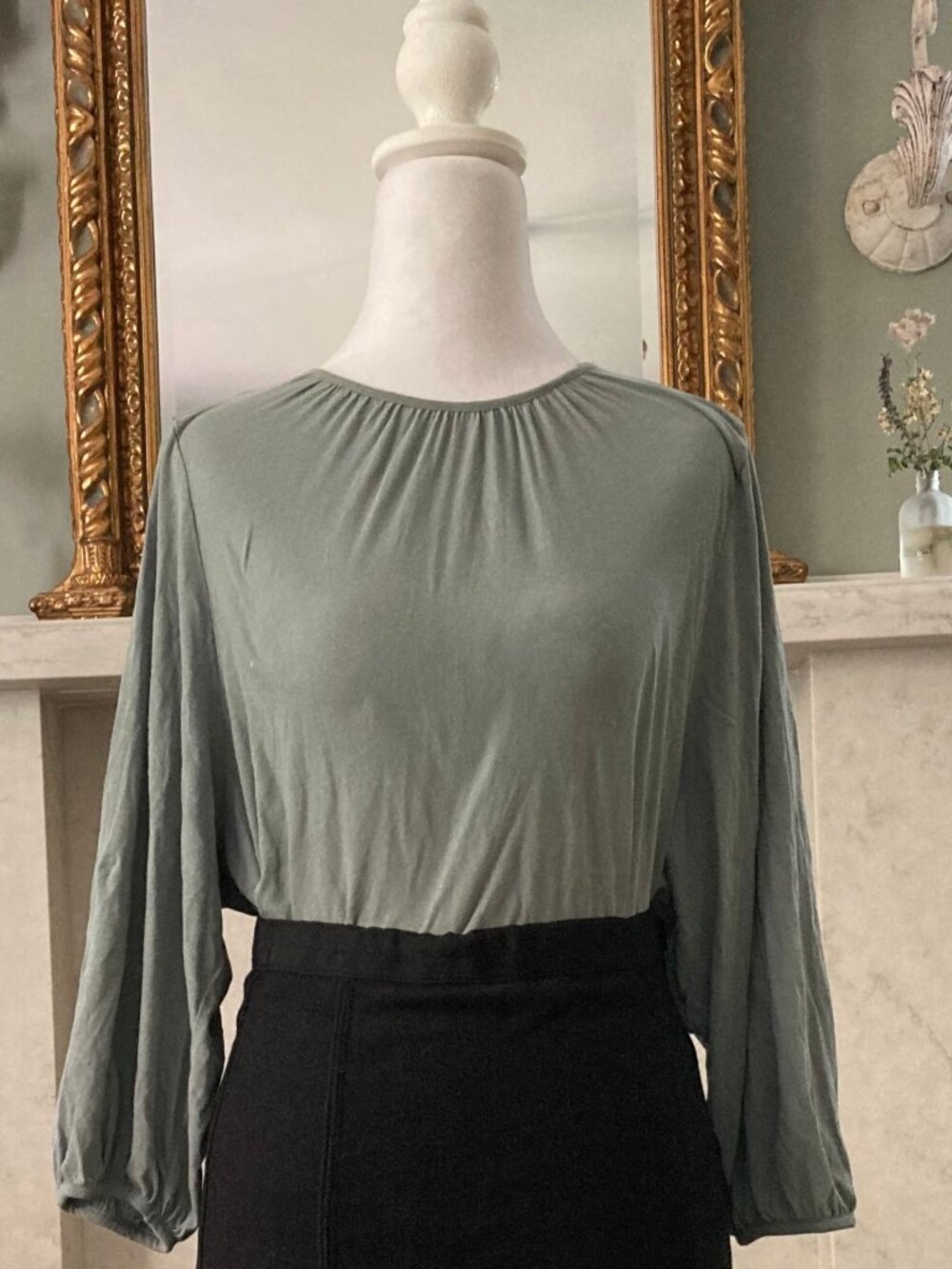 Everlane Air Poet Tee • Sage